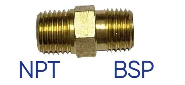 Außengewinde-Adapter NPT auf BSP